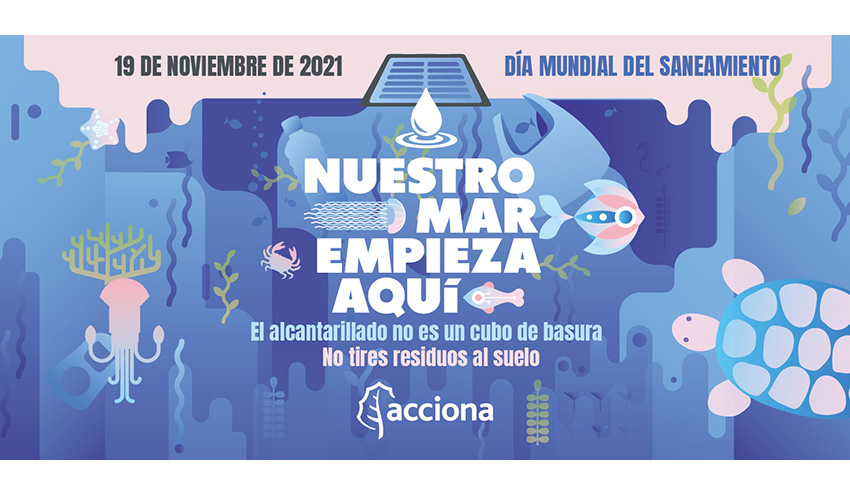 ACCIONA lanza una campaña para sensibilizar sobre el buen uso de la red de saneamiento