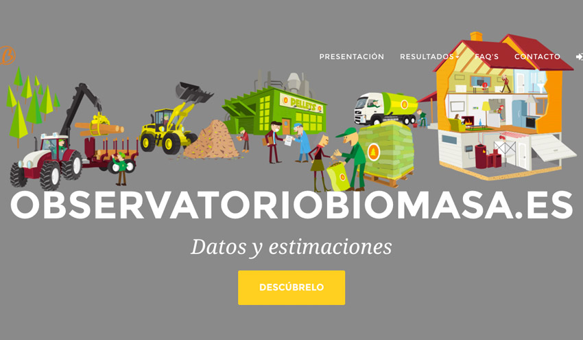 Observatoriobiomasa.es, un portal con información, datos y estimaciones sobre el sector de la biomasa