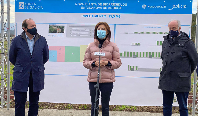 Sogama adjudica por 15 millones de euros las obras de la planta de biorresiduos de Vilanova de Arousa