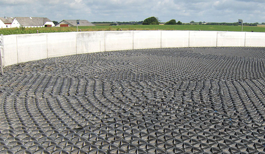 La cubierta Hexa-Cover®, elegida en Dinamarca para reducir las emisiones de amoníaco en agricultura
