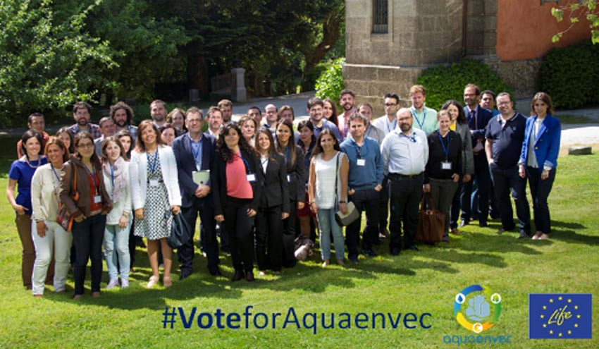 Cetaqua anima a votar por Aquaenvec como mejor proyecto LIFE de Medio Ambiente en 2015