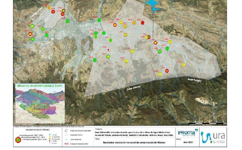 Continúa el descenso del contenido en nitratos en la Zona Vulnerable de la Masa de Agua Subterránea de Vitoria