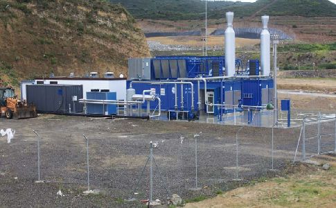 La planta de biogás del vertedero de Valsequillo produce electricidad para abastecer 1.400 hogares