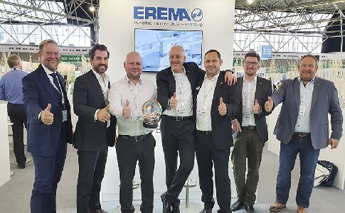 EREMA, premiada como mejor innovación en maquinaria de reciclaje del año