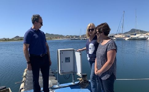 Inician las pruebas del proyecto piloto de oxigenación en el Mar Menor