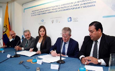 Global Omnium y el Gobierno de Ecuador crearán una empresa mixta para desarrollar obras hidráulicas