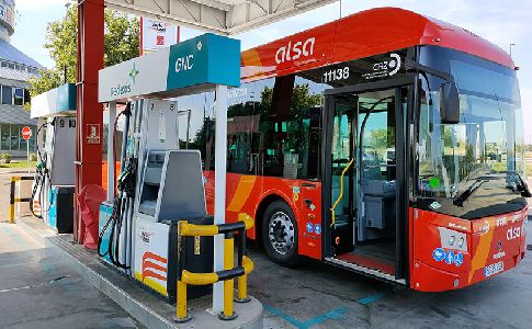 Los autobuses del Consorcio de Transportes de Zaragoza se mueven con biometano